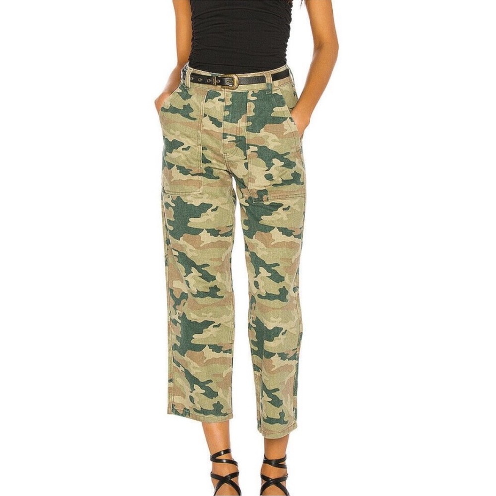 Free People Camouflage Women Jeans